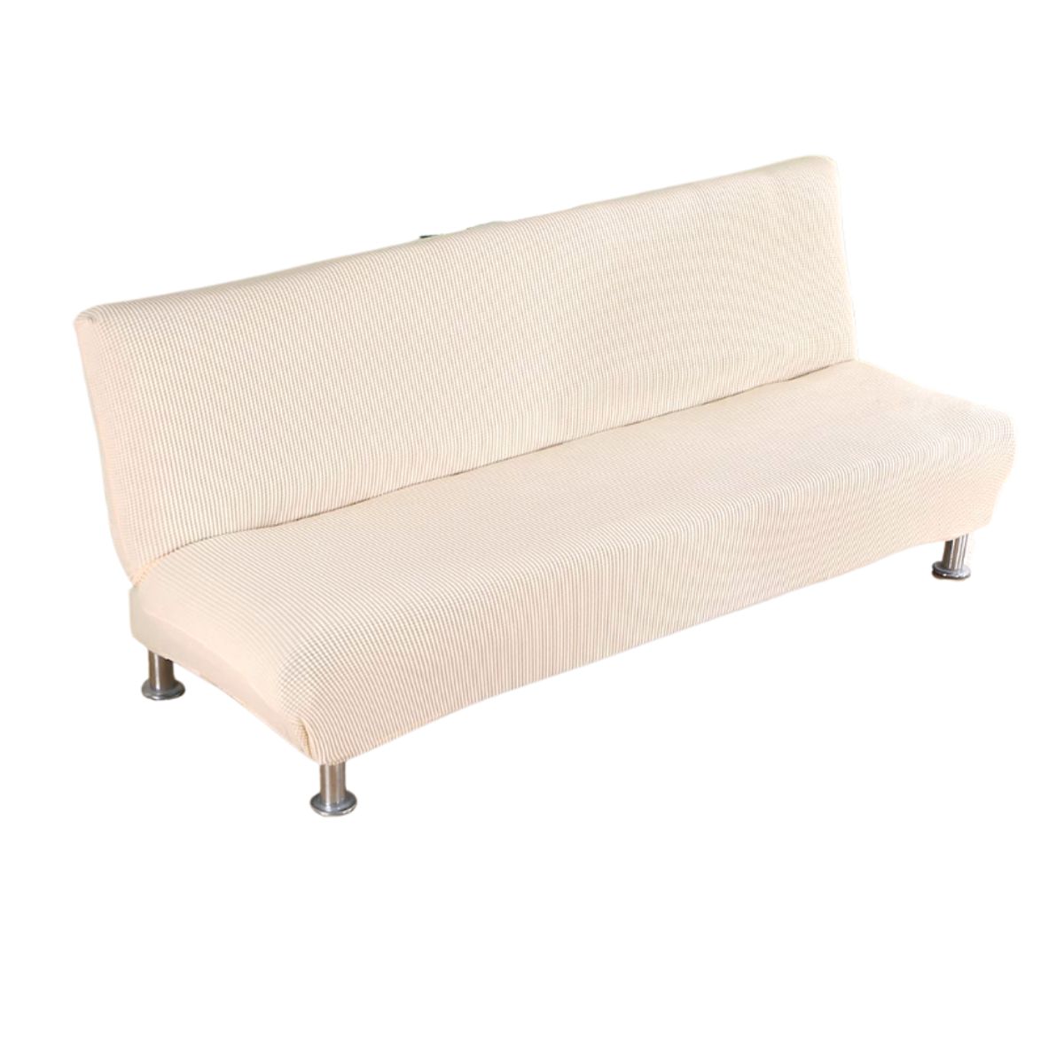GENERICO - Funda Cubre FUTON elasticada textura GRUESA CUADRILLE