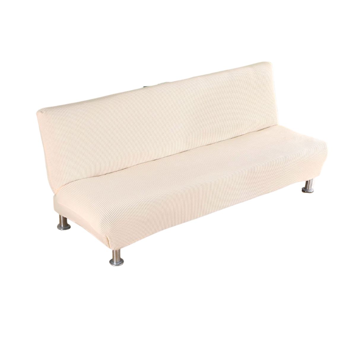 GENERICO - Funda Cubre FUTON elasticada textura GRUESA CUADRILLE