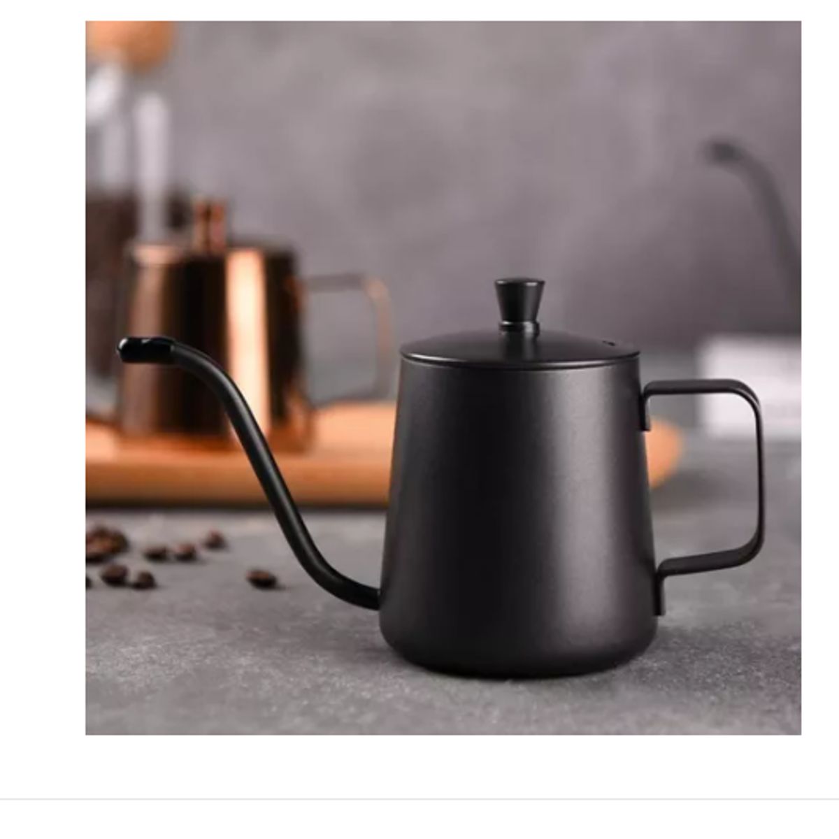 GENERICO - Tetera Cuello 350 Ml Café Te De Acero Inoxidable