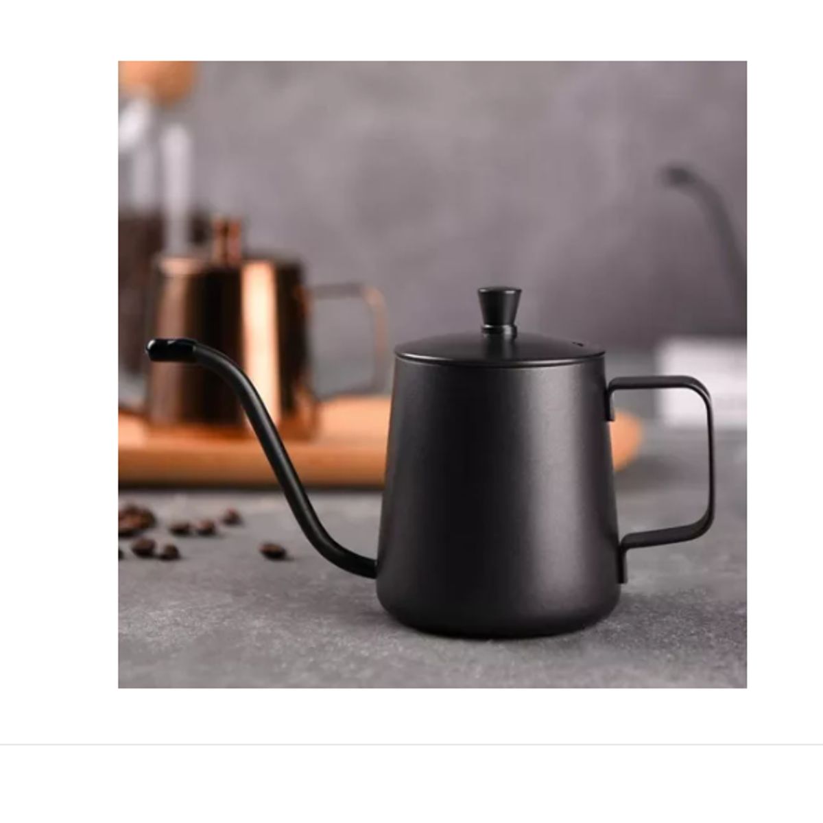 GENERICO - Tetera Cuello 350 Ml Café Te De Acero Inoxidable