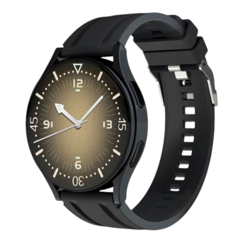 GENERICO - Reloj Smartwatch Redondo Notificacion De Redes Sociales negro