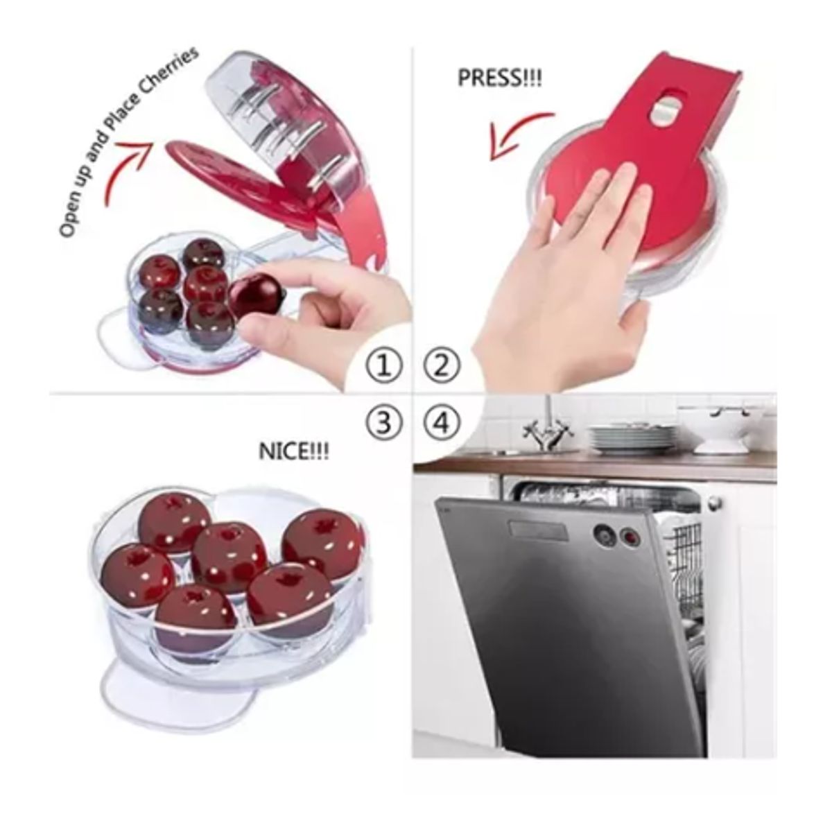 GENERICO - Deshuesador De Cereza Descarozadores