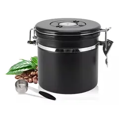 KUANGYE - Tarro Contenedor Hermético De Café De 1200mL Con Cuchara