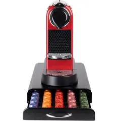 KUANGYE - Porta Cápsulas Metálico Para Café Nespresso 50 Unidades