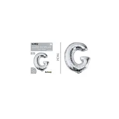 GENERICO - Globo Metálico Plateado 70cm Letra G