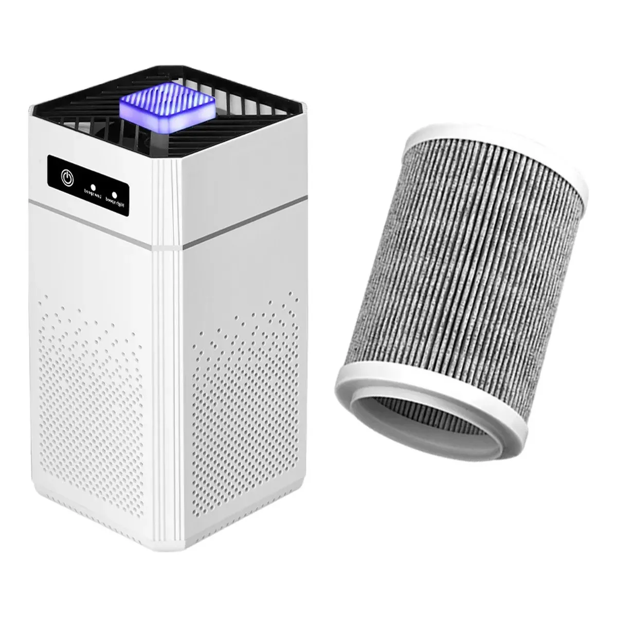 KUANGYE - Purificador De Aire Usb Filtro Hepa Casa Portátil Para 50m2