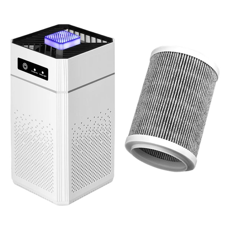KUANGYE - Purificador De Aire Usb Filtro Hepa Casa Portátil Para 50m2