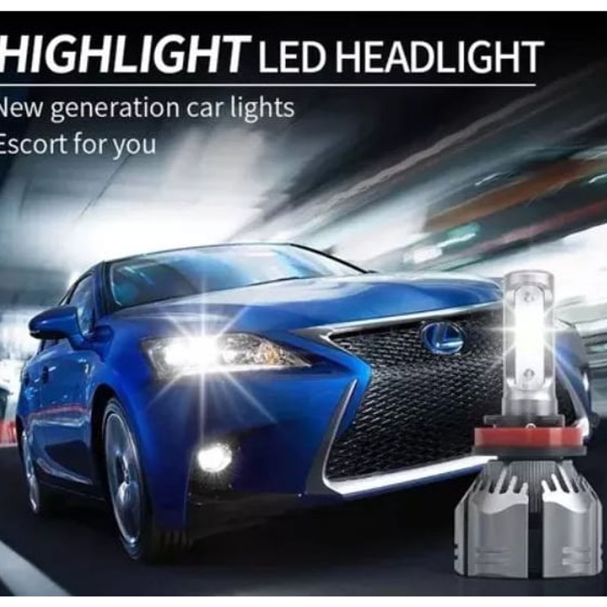 KUANGYE - Kit Luces Ampolleta Led Auto H4 28000lm 220w R11