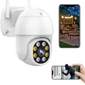 KUANGYE - Camara de Seguridad Robótica 1080p PTZ Wifi WaterProof IP66
