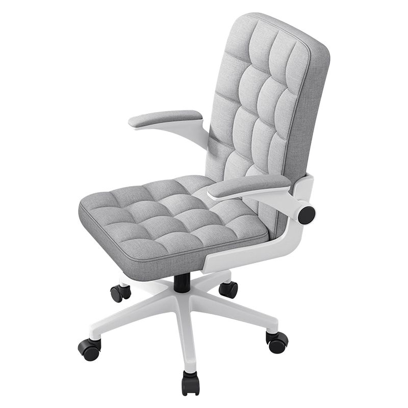 VIDITA - Silla de Escritorio Oficina de Tela Acolchada Giratoria Ergonómica