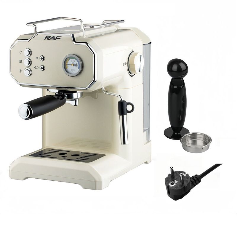 GENERICO - Cafetera Eléctrica Semi Automática Maquina Espresso Coffe