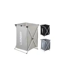 GENERICO - Canasto Ropa Sucia Plegable Gris