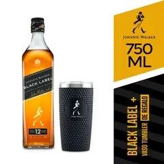 JOHNNIE WALKER - Whisky Black Label 40° 750cc + Mug de Regalo