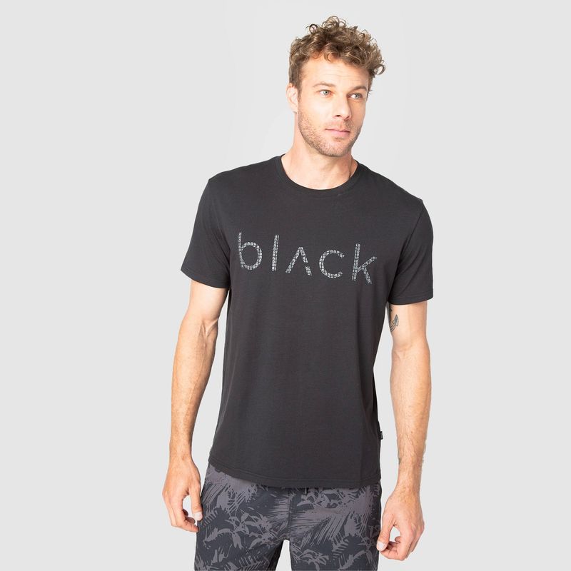 BUBBA - Polera Active Logo Black Black Bubba