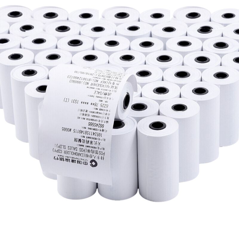 GENERICO - Rollos Térmicos 80x80mm Cinta Papel Impresora Térm 50 Pza