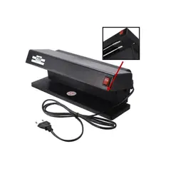 GENERICO - Doble Detector De Billetes Falsos Luz Ultravioleta Negro