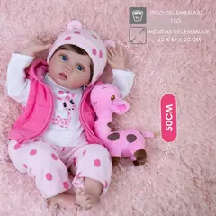 GENERICO - Bebe Reborn Muñeca Realista Suave Silicona Accesorios