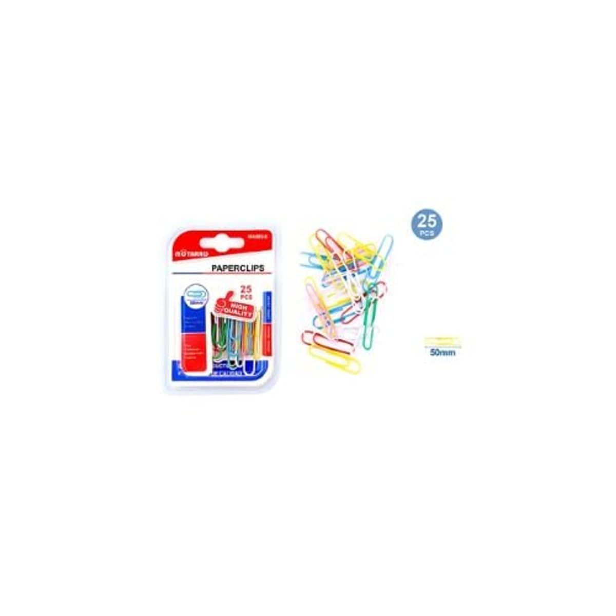 GENERICO - Clips Multicolor 25 Pcs