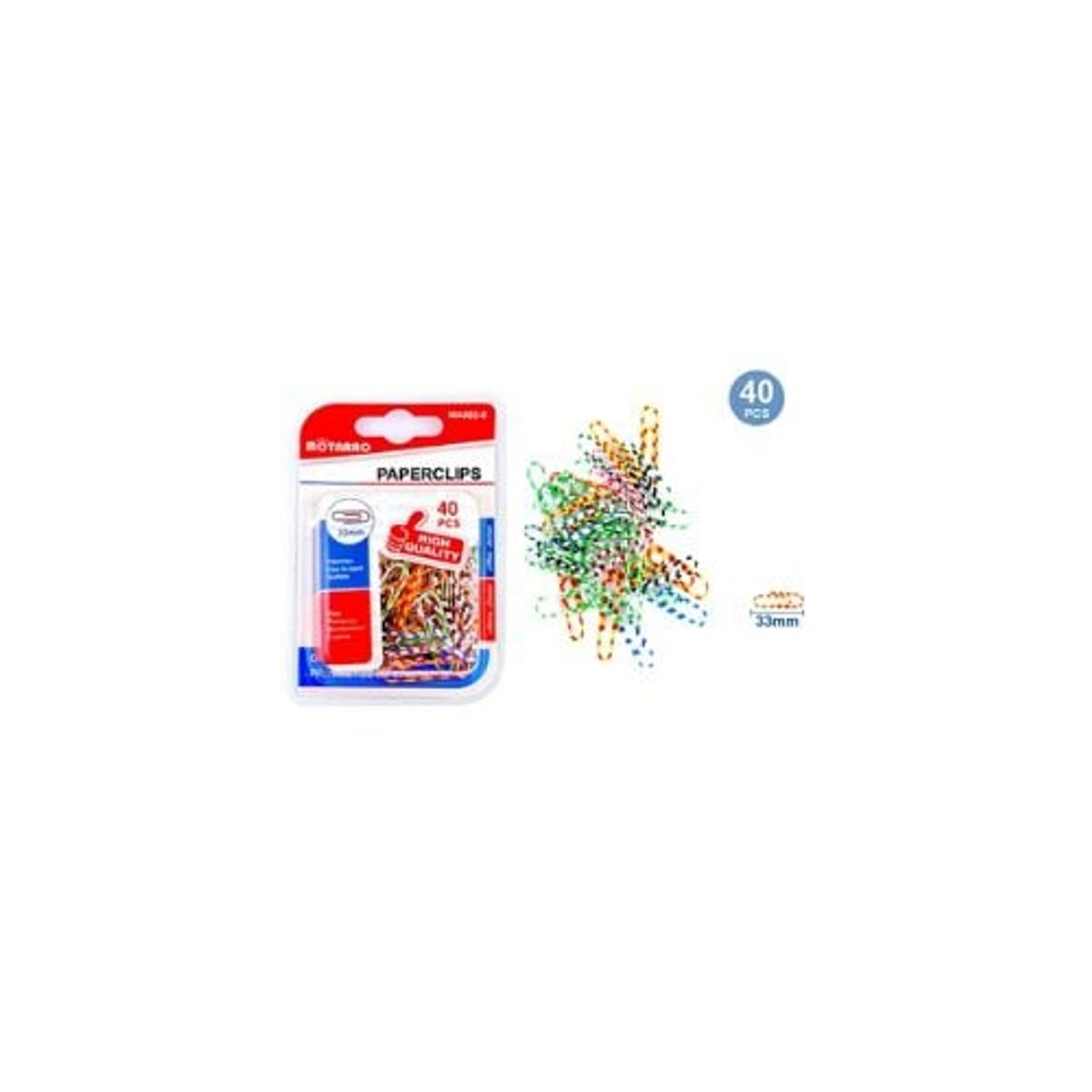 GENERICO - Clips De Papel 40 Pcs