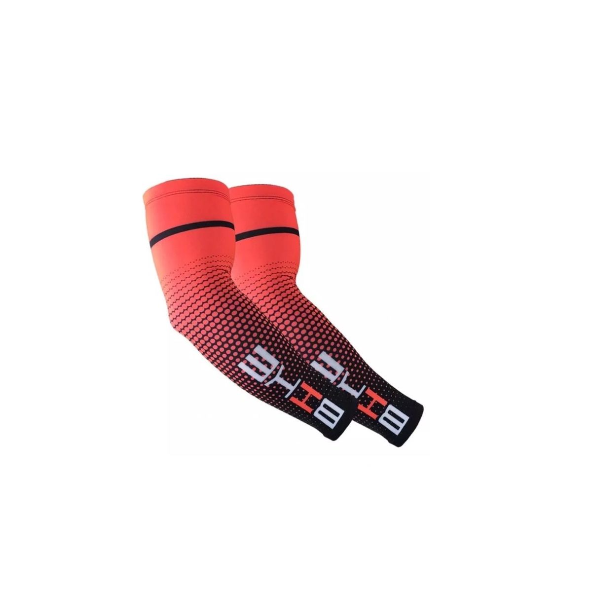 GENERICO - Par Mangas Bike Compresión Protección Uv Ciclismo L Red