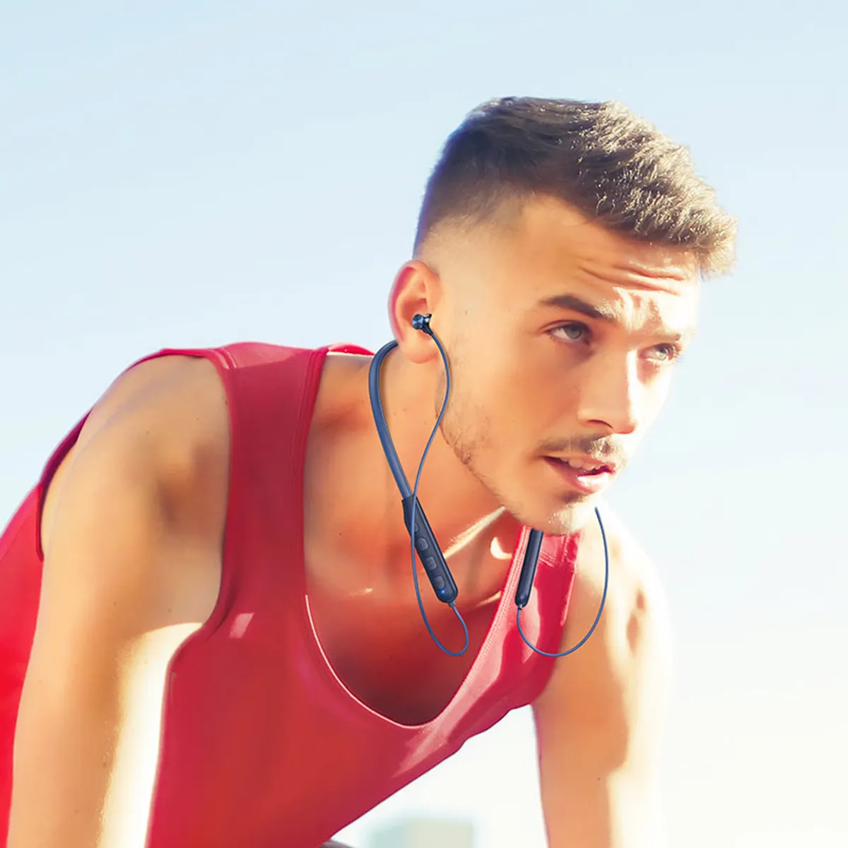 Audífono inalámbrico Hoco ES64 IN-EAR azul, marca HOCO - Foto 2
