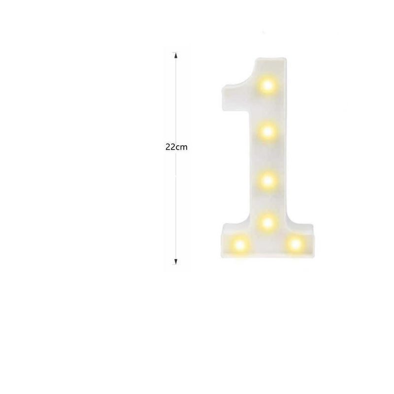 GENERICO - Numero 1 con Luz Led