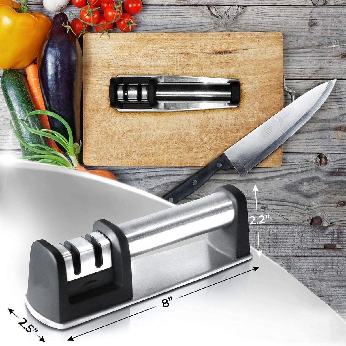 KUANGYE - Afilador Multifuncional Profesional Cuchillos