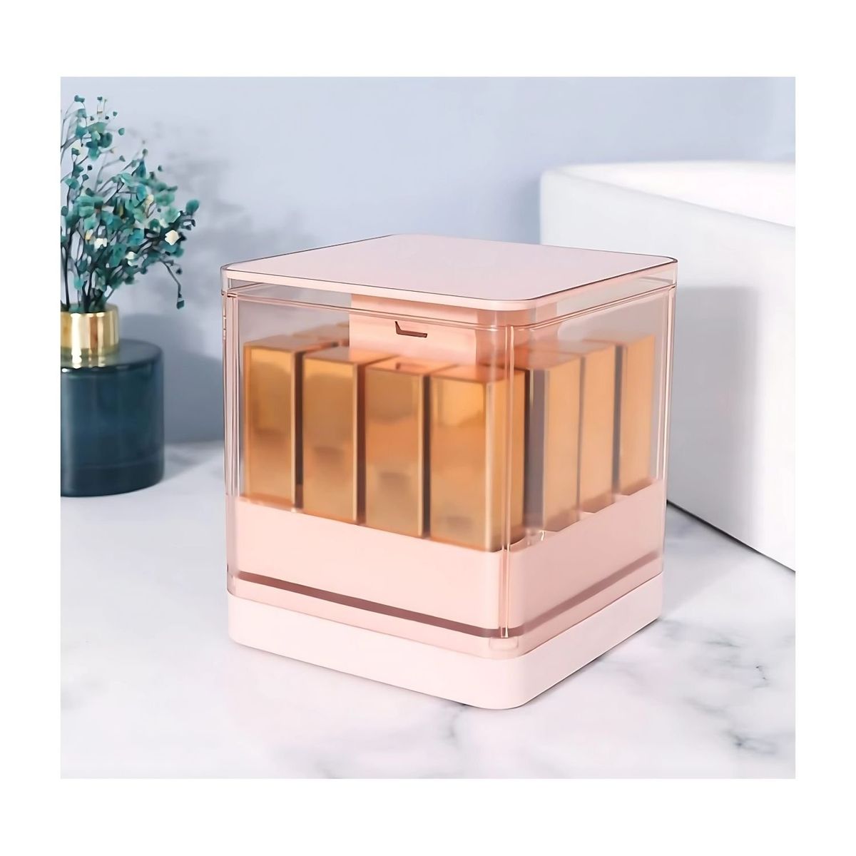 GENERICO - Organizador De Maquillaje Levantable Porta Labial Makeup.