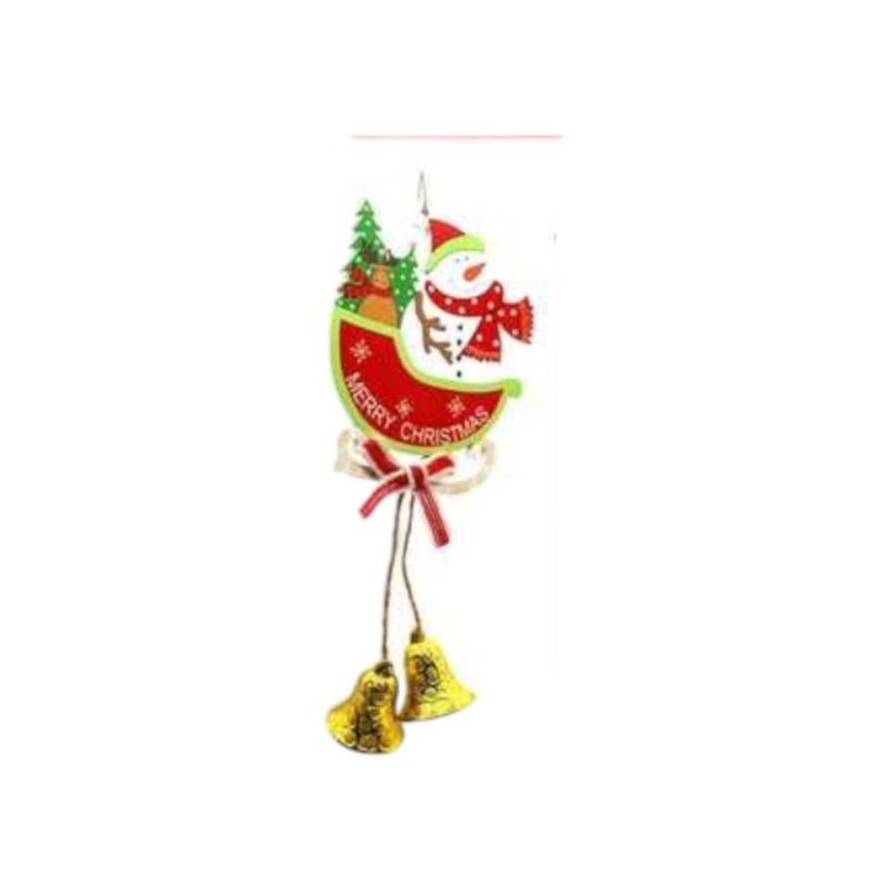 OEM - PACK 03 ADORNOS PARA ARBOL DE NAVIDAD CAMPANAS NAVIDEÑAS