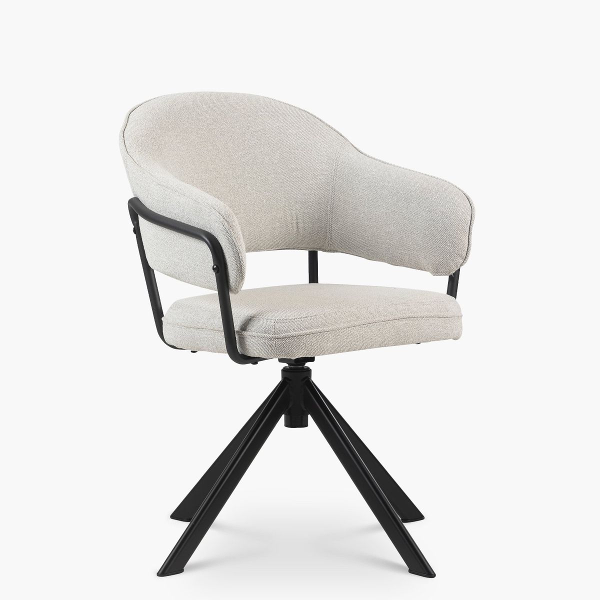 FORM DESIGN - Silla Home Office Stanford Gris Claro Giratoria Form