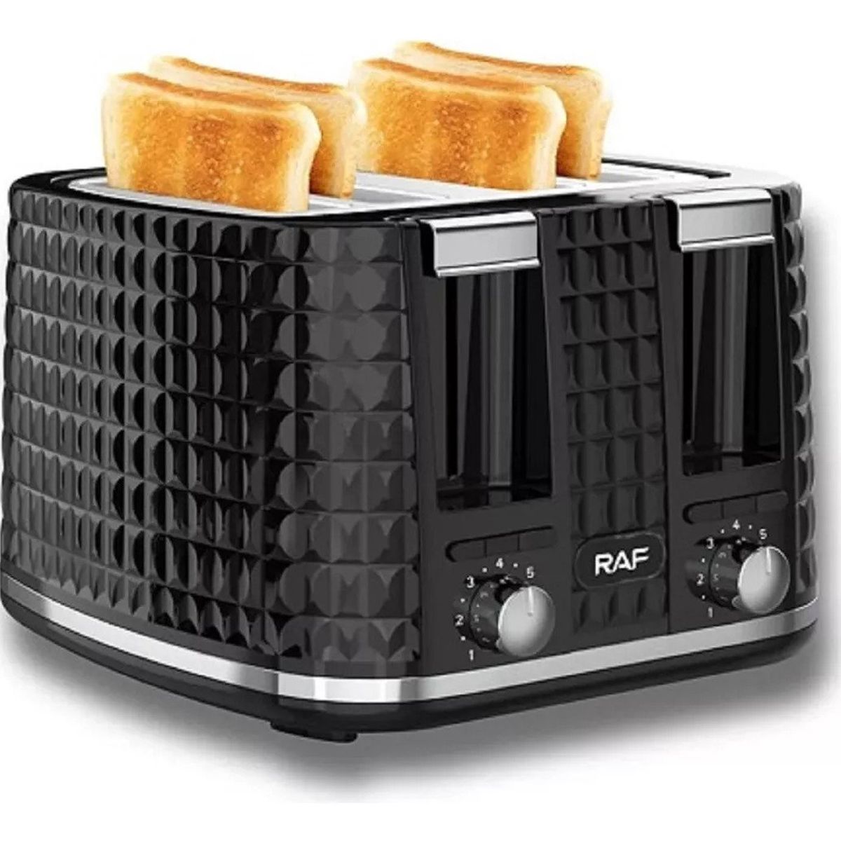 GENERICO - Tostadora De Pan 4 Rebanadas Tostador Raf 1500w