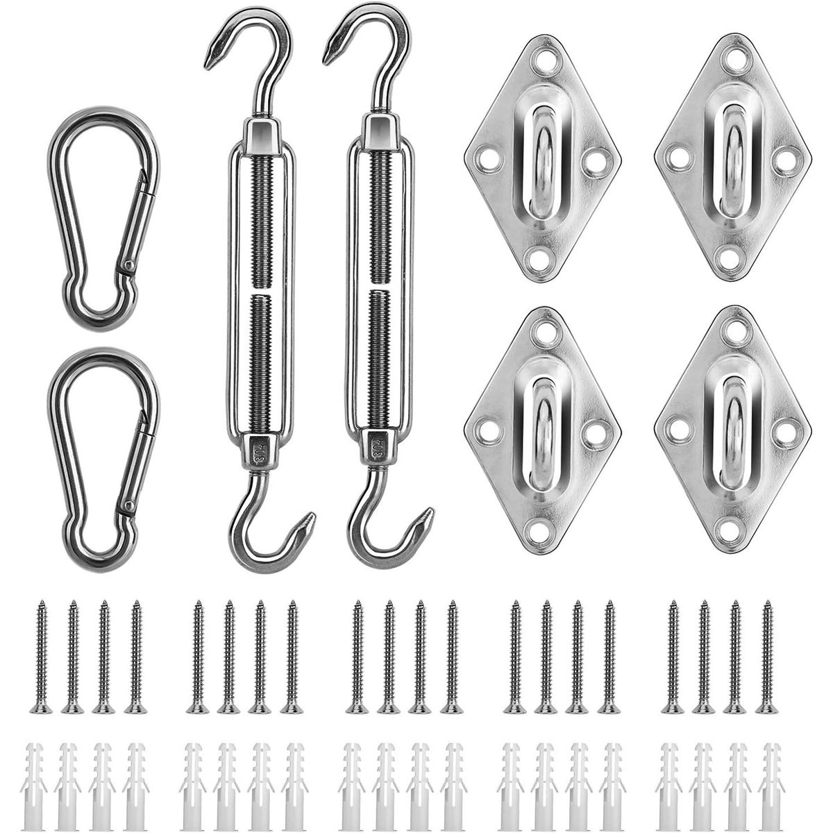 KUANGYE - Kit De Instalacion Toldo Vela Anclaje M5…