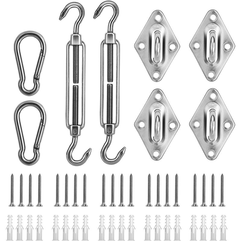 KUANGYE - Kit De Instalacion Toldo Vela Anclaje M5