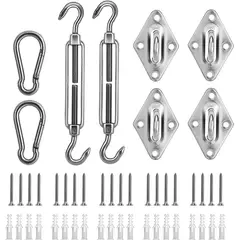 KUANGYE - Kit De Instalacion Toldo Vela Anclaje M5