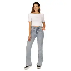 DIVINO JEANS - Jeans Frida II Celeste - Celeste