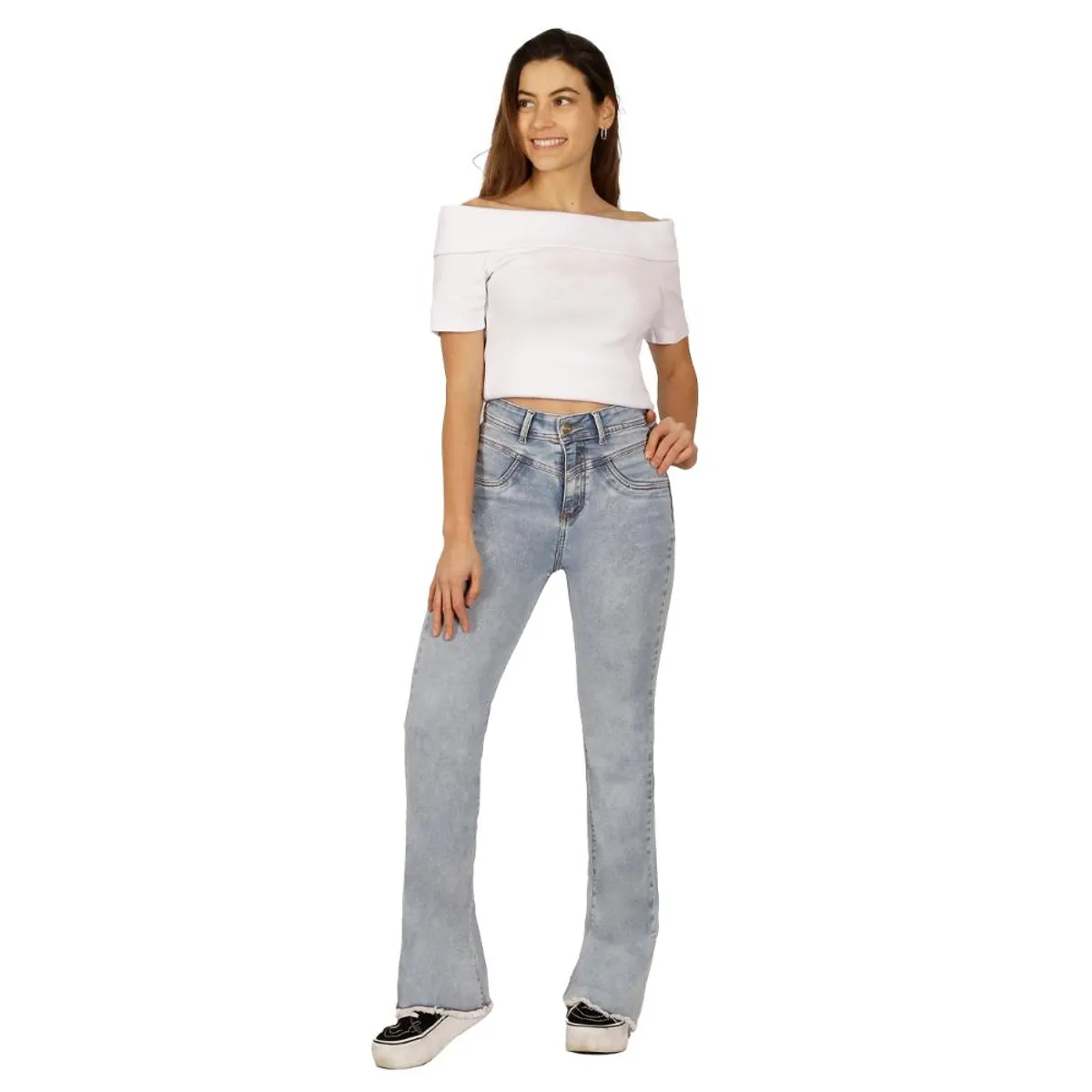 DIVINO JEANS - Jeans Frida II Celeste Divino Jeans