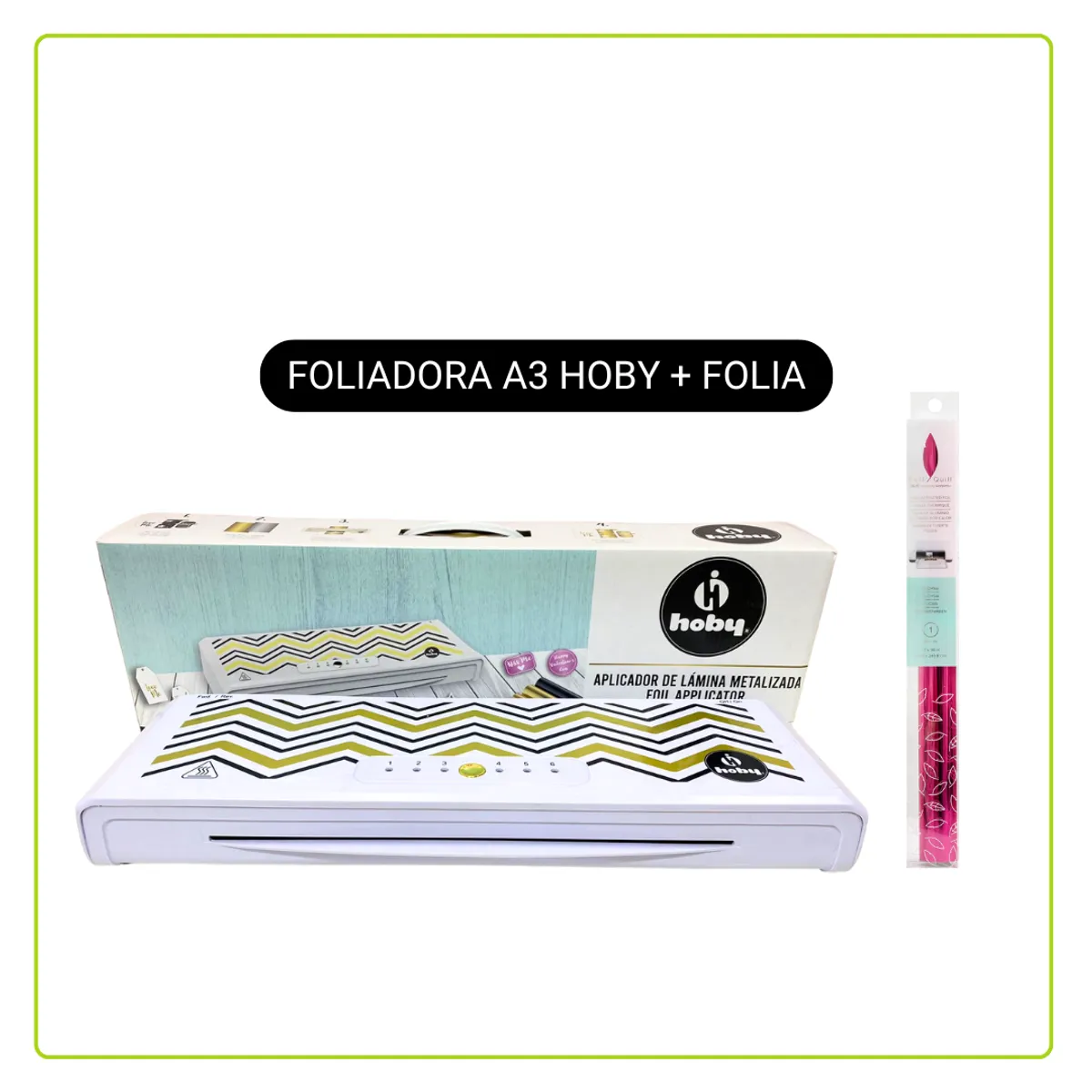 GENERICO - Foliadora HOBY FOIL + Folia S106