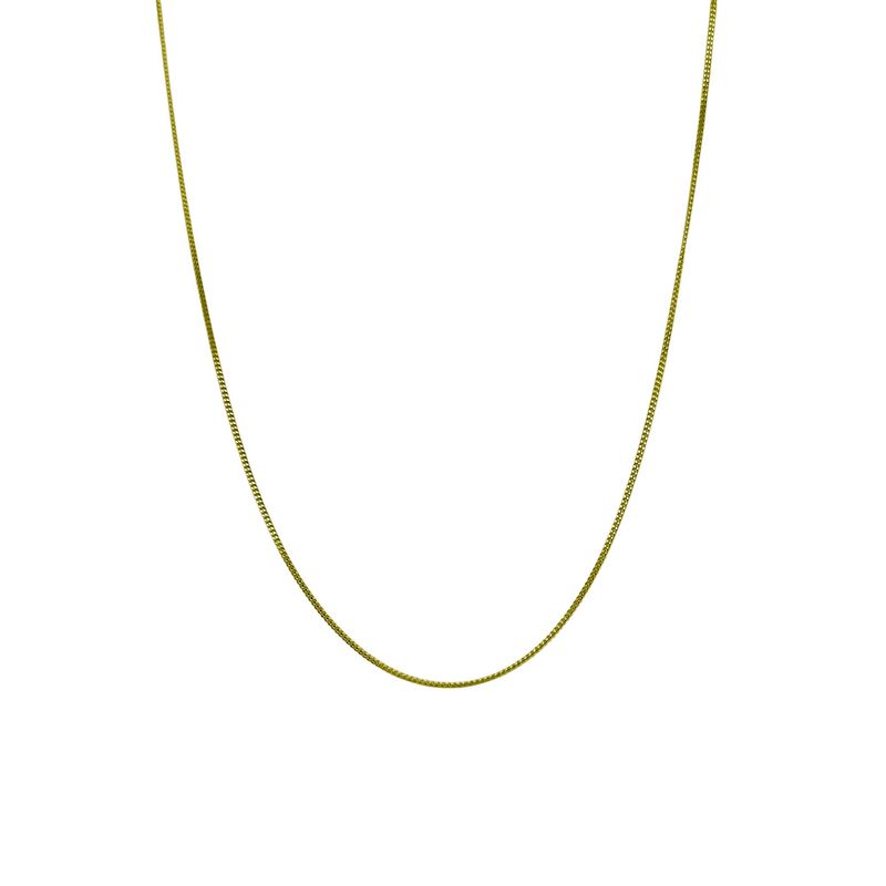 ANDREA COGGIOLA JOYAS - Cadena Grumet Fina Enchapado Oro 18K