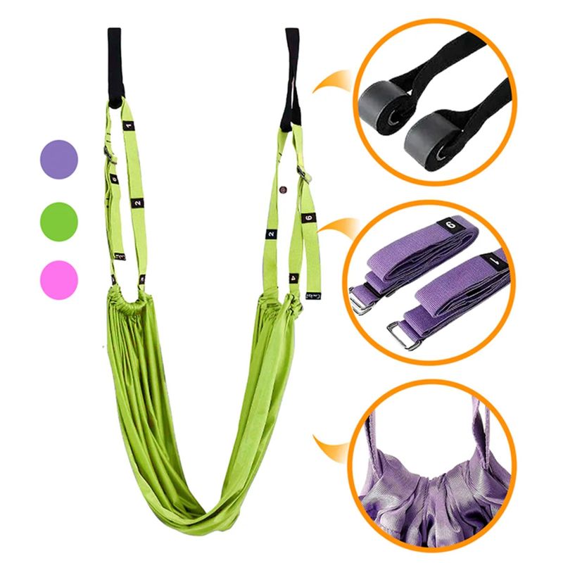 GENERICO - Columpio Yoga Aereo Rope Verde