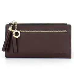 CARVEN - Billetera de mujer Chloe café