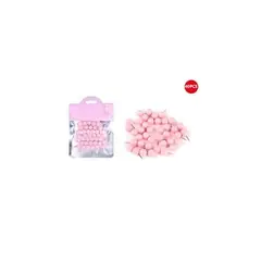 GENERICO - Alfiler Con Cabeza Redonda Rosa 40 Pcs