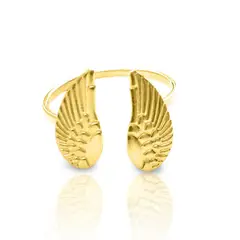 ANDREA COGGIOLA JOYAS - Anillo 2 Alas Adaptable Enchapado Oro 18K