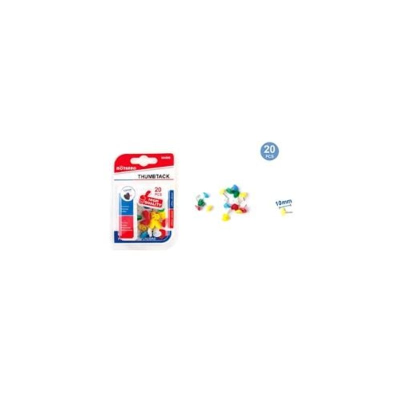 GENERICO - Chinchetas 10 Mm 20 Pcs
