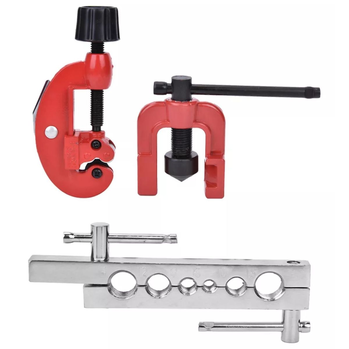 GENERICO - Cortatubo Avellanador Expandidor De Tubos Con Maleta Kp