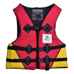 CABOSUB - Chaleco Salvavidas Adulto - Rojo - M