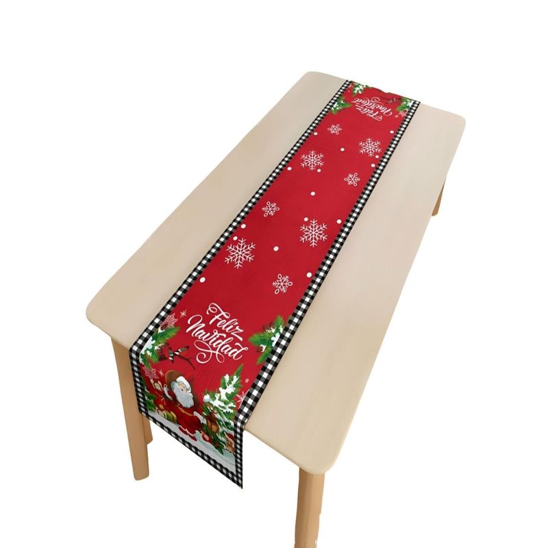GENERICO - Camino de mesa diseño navidad 33x180cm 26n3