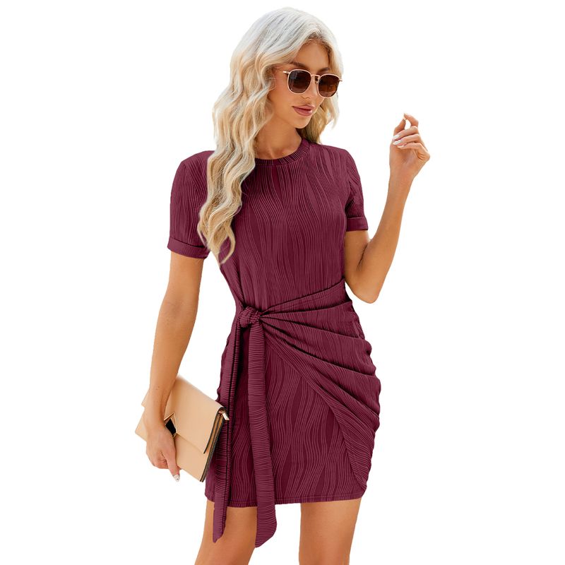 RURUTOTO - Vestido Casual Para Mujer Rosa