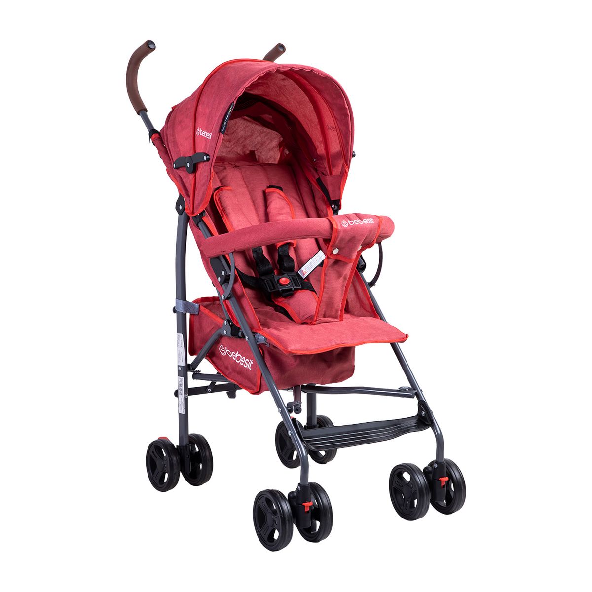 BEBESIT - Coche Paragua Plegable Fun SX Rojo