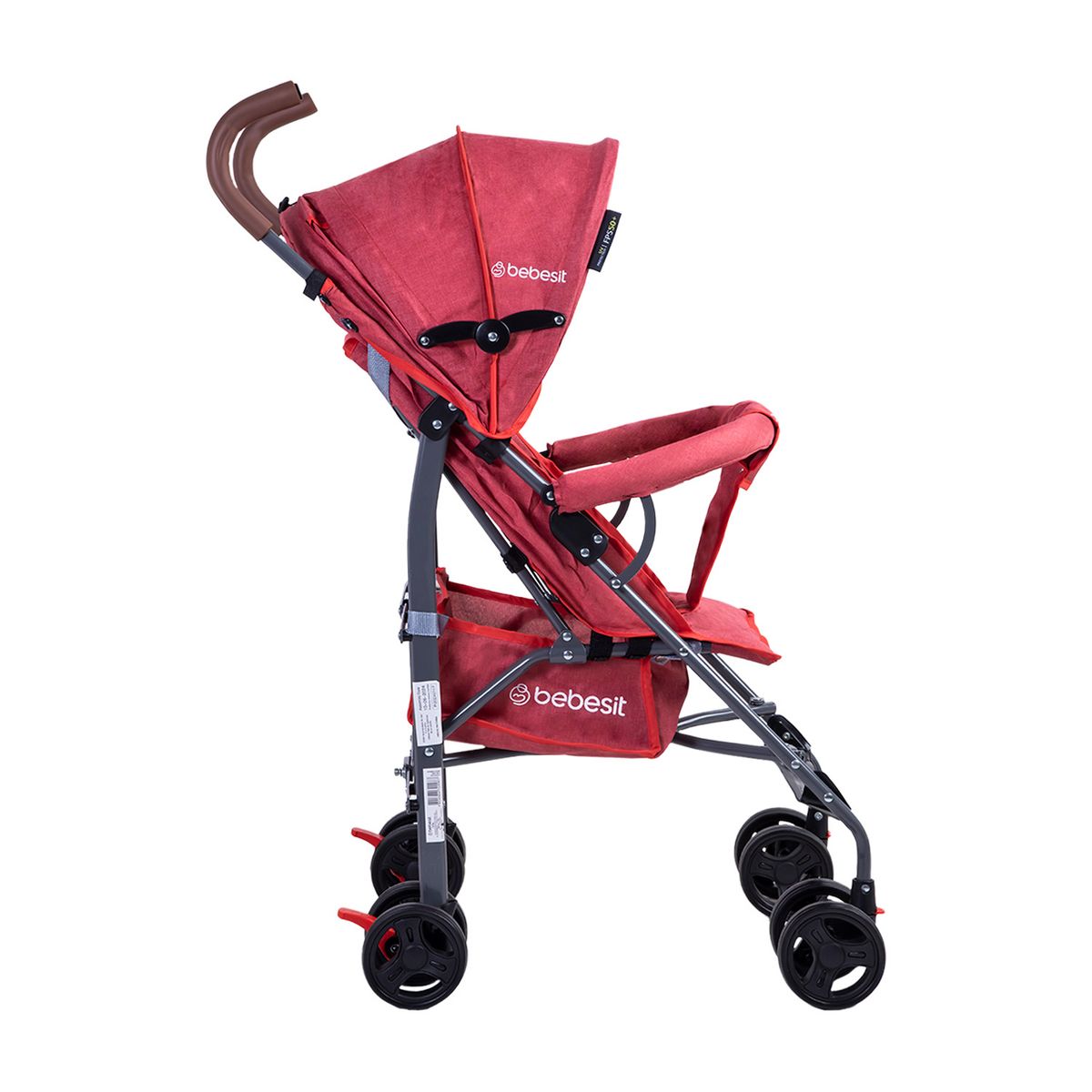 BEBESIT - Coche Paragua Plegable Fun SX Rojo