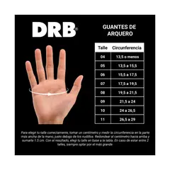 GENERICO - Guante Arquero Niño Rocket - DRB Rojo Talla 4